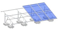 Flat Roof-Aluminum Ballasted Roof Mounting System
